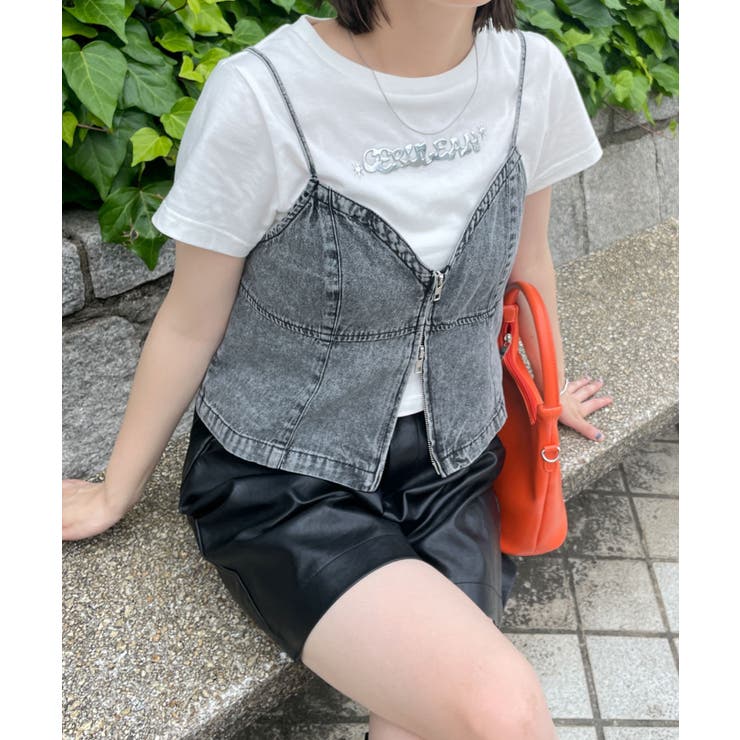 デニムZIPビスチェ[品番：WG010090749]｜WEGO【WOMEN