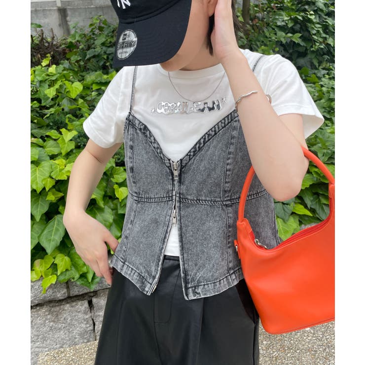 デニムZIPビスチェ[品番：WG010090749]｜WEGO【WOMEN