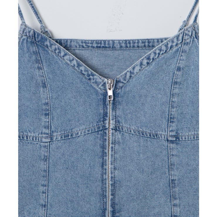 デニムZIPビスチェ[品番：WG010090749]｜WEGO【WOMEN
