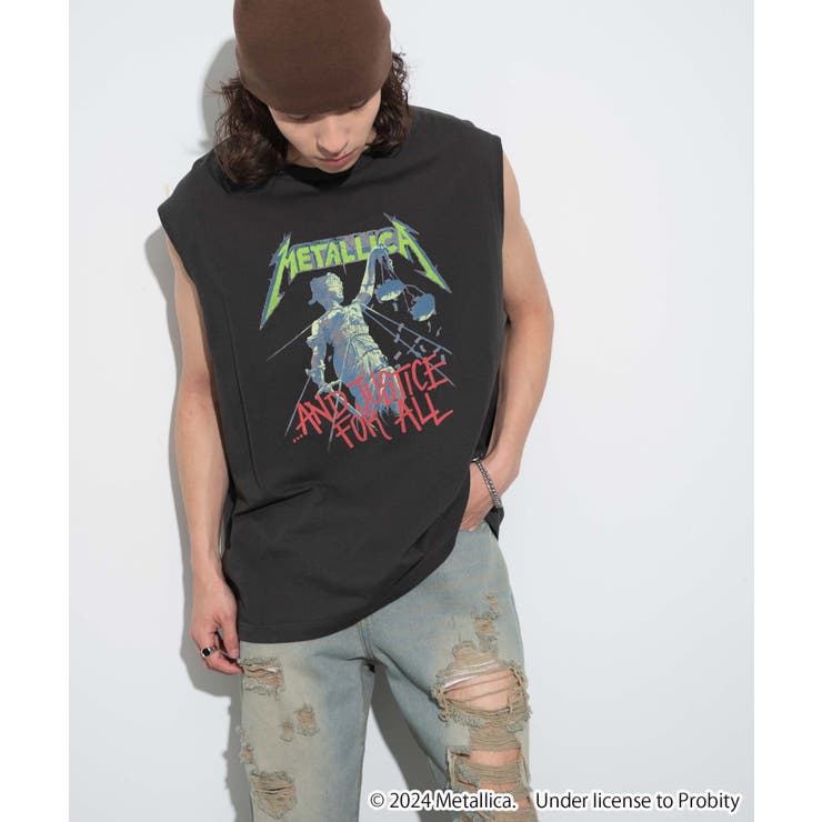 別注METALLICAノースリーブ[品番：WG010090759]｜WEGO【MEN