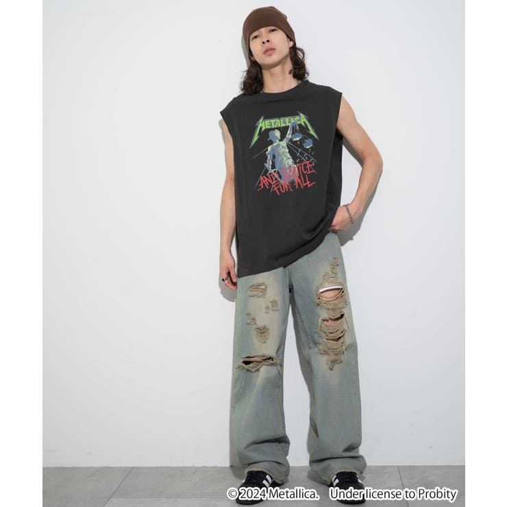 90s メタリカ LLICA ノースリーブ 別注METALLICAノースリーブ[品番：WG010090759]｜WEGO【MEN