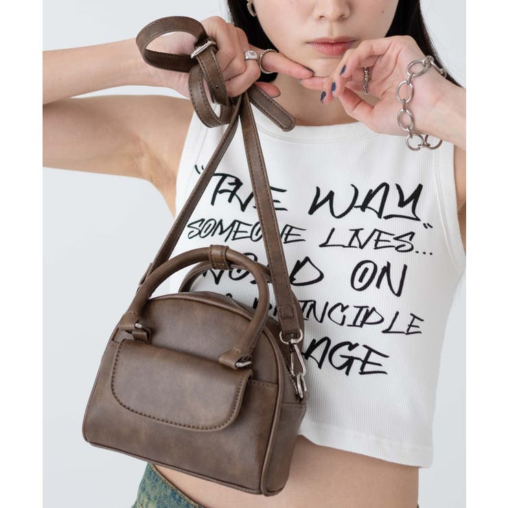 ミニボストンショルダー[品番：WG010090816]｜WEGO【WOMEN