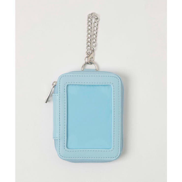 サックス | カラフルパスケースポーチS | WEGO【WOMEN】