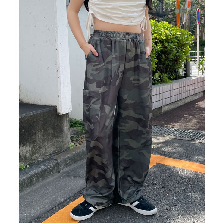 迷彩イージーパンツ[品番：WG010090841]｜WEGO【WOMEN】（ウィゴー