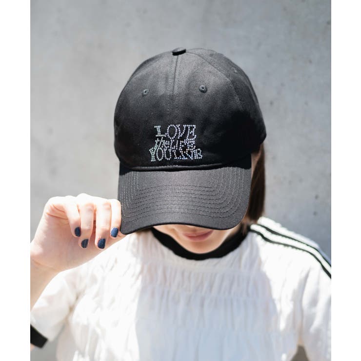 ラインストーンロゴキャップ [品番：WG010090887]｜WEGO【WOMEN】（ウィゴー）のレディースファッション通販｜SHOPLIST（ショップリスト）