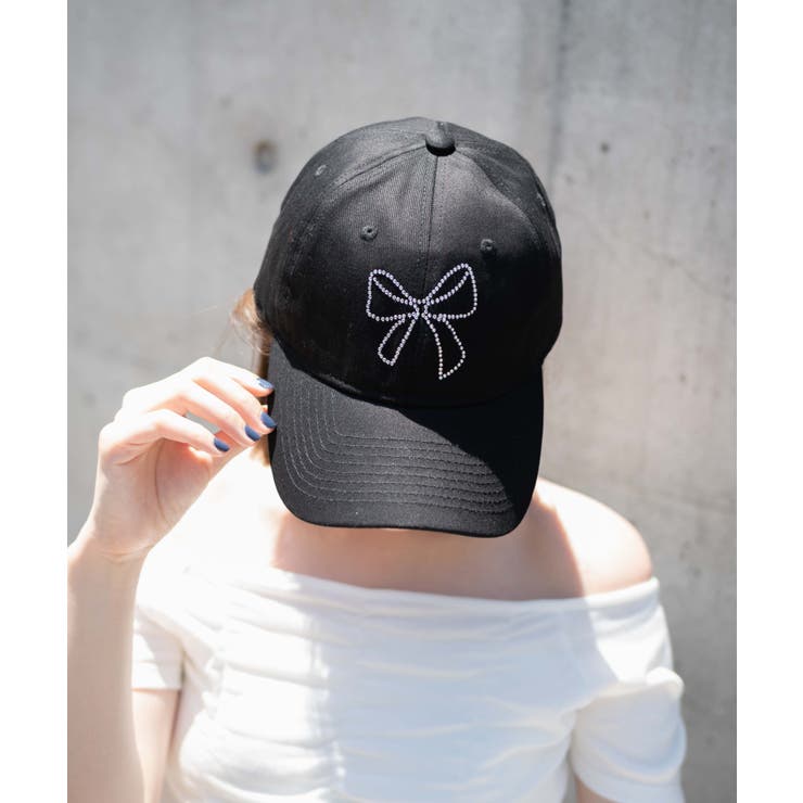 ラインストーンロゴキャップ [品番：WG010090887]｜WEGO【WOMEN】（ウィゴー）のレディースファッション通販｜SHOPLIST（ショップリスト）