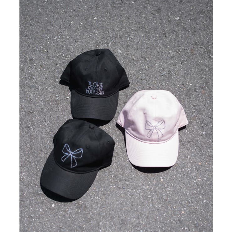 ラインストーンロゴキャップ [品番：WG010090887]｜WEGO【WOMEN】（ウィゴー）のレディースファッション通販｜SHOPLIST（ショップリスト）