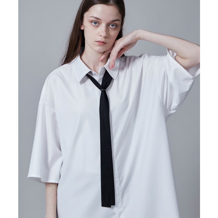 【現金特価】 TRボウタイシャツ(S)[品番：WG010090893]｜WEGO【WOMEN トップス