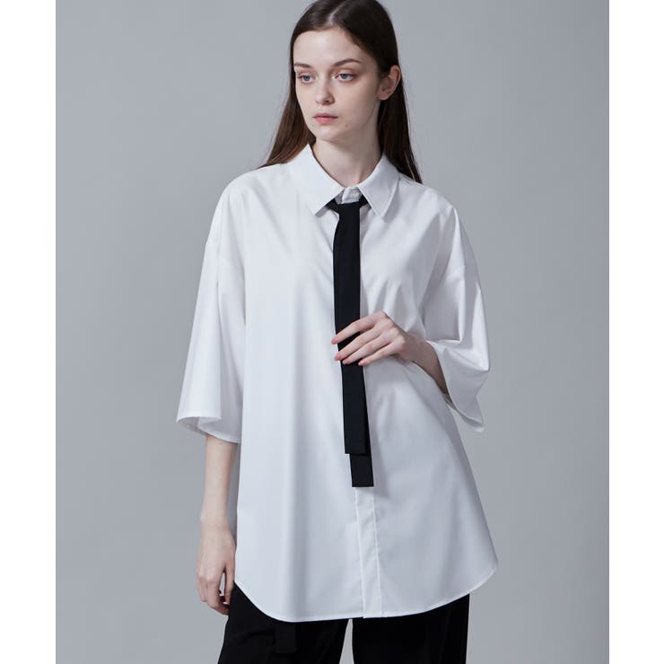 TRボウタイシャツ(S)[品番：WG010090893]｜WEGO【WOMEN