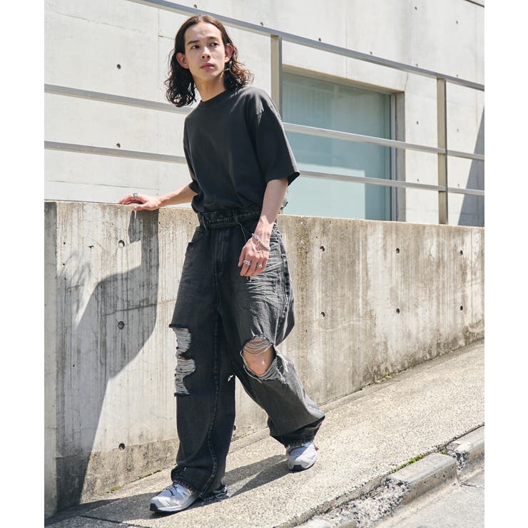 スーパーバギーデストロイデニム[品番：WG010090909]｜WEGO【MEN