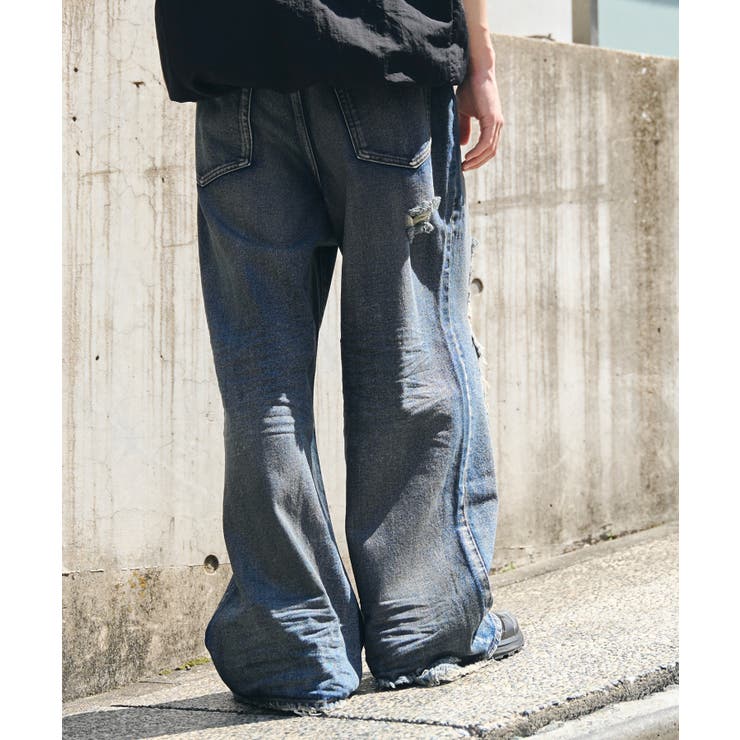 スーパーバギーデストロイデニム[品番：WG010090909]｜WEGO【MEN