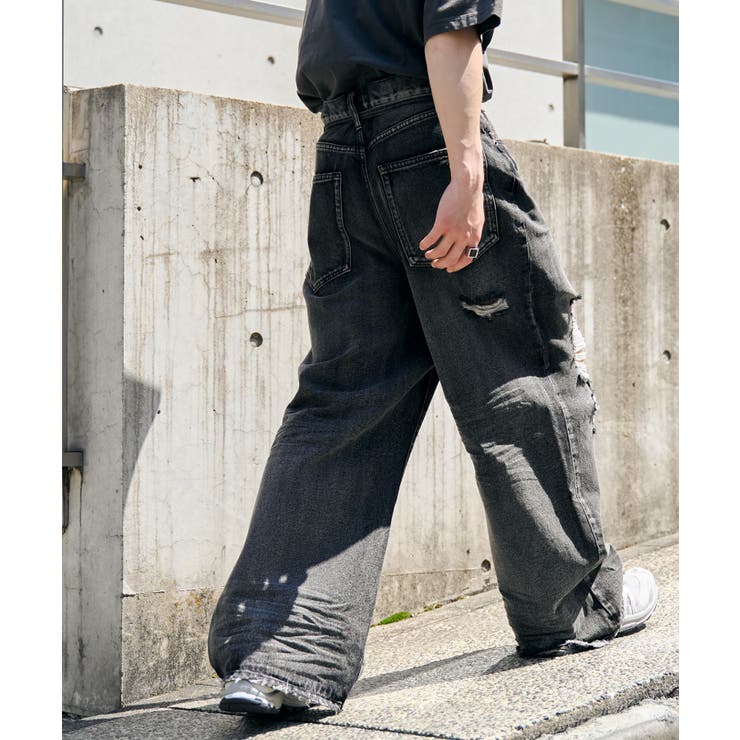 スーパーバギーデストロイデニム[品番：WG010090909]｜WEGO【MEN