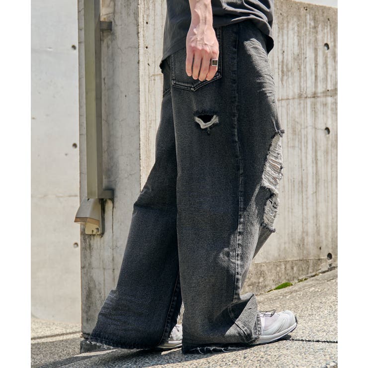 スーパーバギーデストロイデニム[品番：WG010090909]｜WEGO【MEN