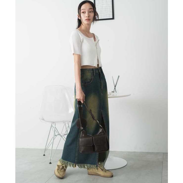 ダブルジップオフショルニットトップス | WEGO【WOMEN】 | 詳細画像11 