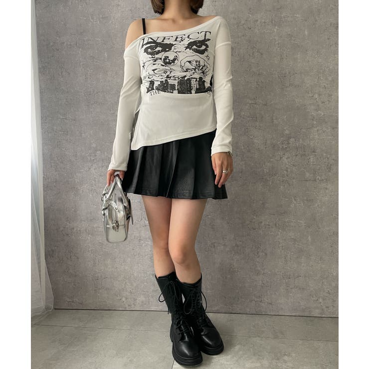 ワンショルダーデザインロンT[品番：WG010090917]｜WEGO【WOMEN