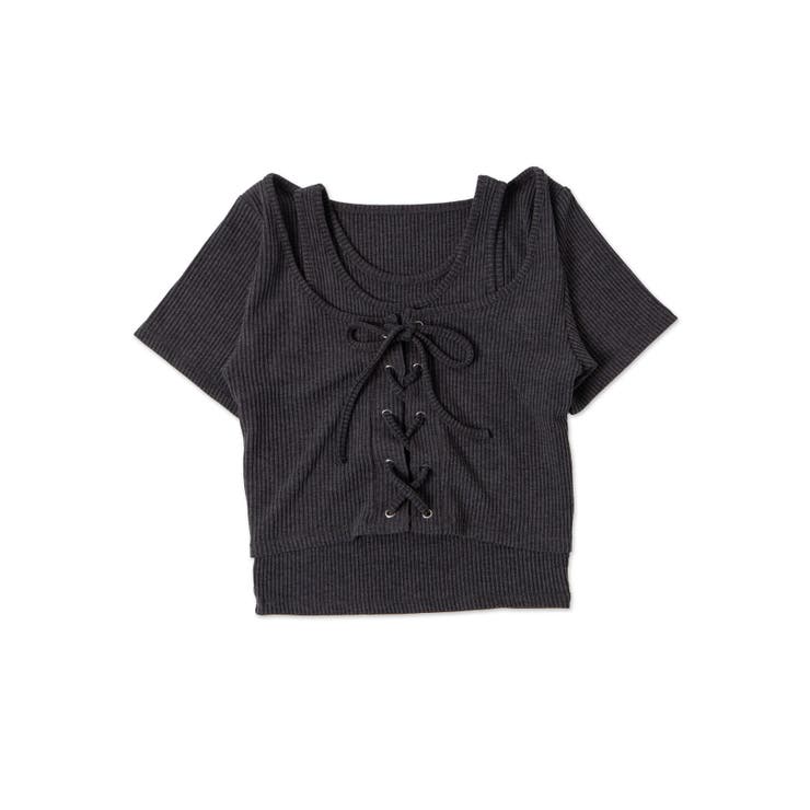 お値下げ トップス 黒レース ボタン付きレーストップス - ブラック | ZARA Japan / 日本