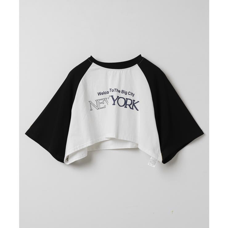 シティロゴラグランショートスリーブTシャツ | WEGO【WOMEN】 | 詳細画像15 