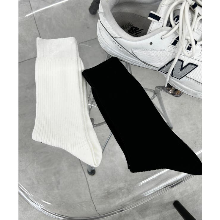 リブ無地ソックス(R) | WEGO【MEN】 | 詳細画像1 