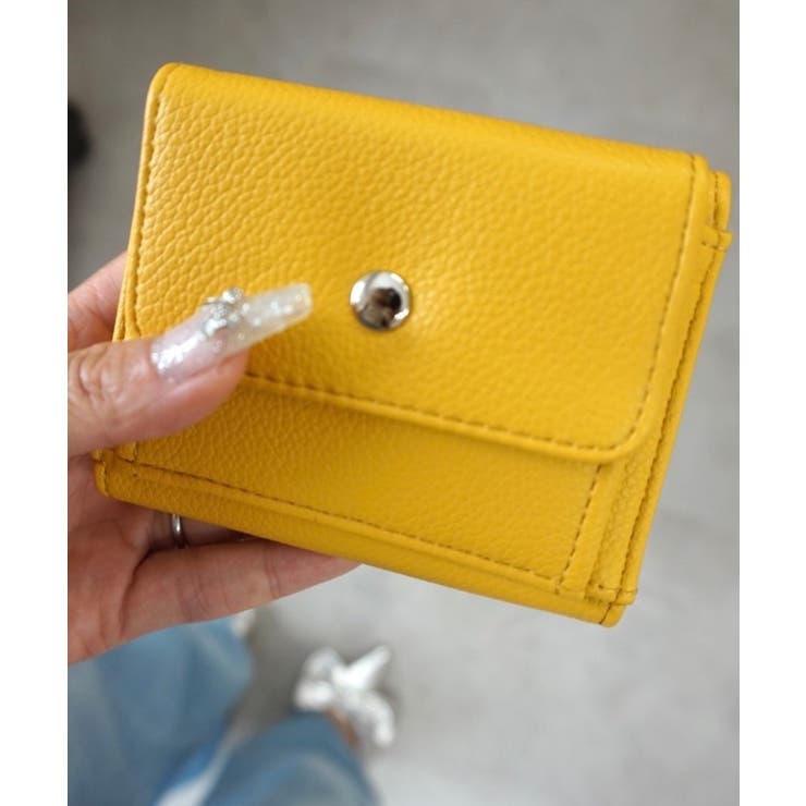 マスタード | フラップミニウォレット | WEGO【WOMEN】
