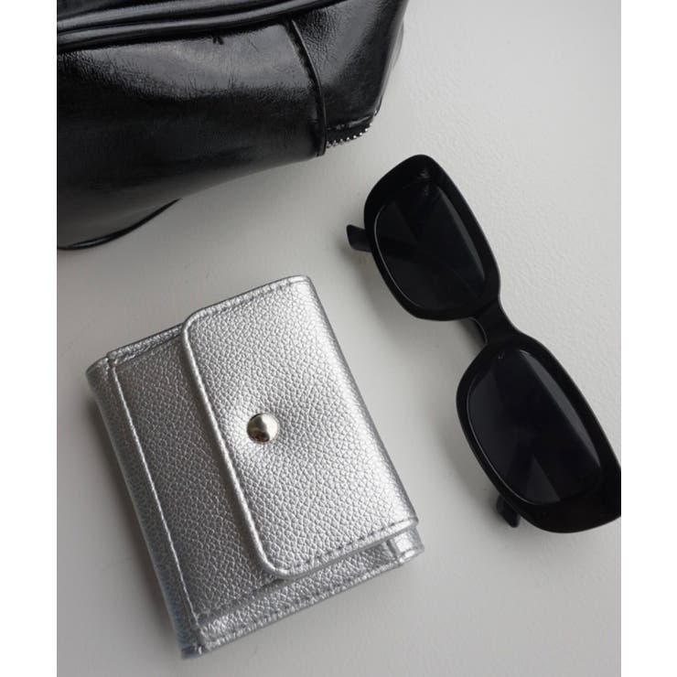 シルバー | フラップミニウォレット | WEGO【WOMEN】