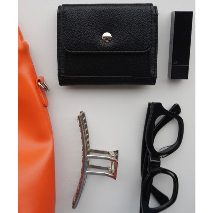 ブラック | フラップミニウォレット | WEGO【WOMEN】