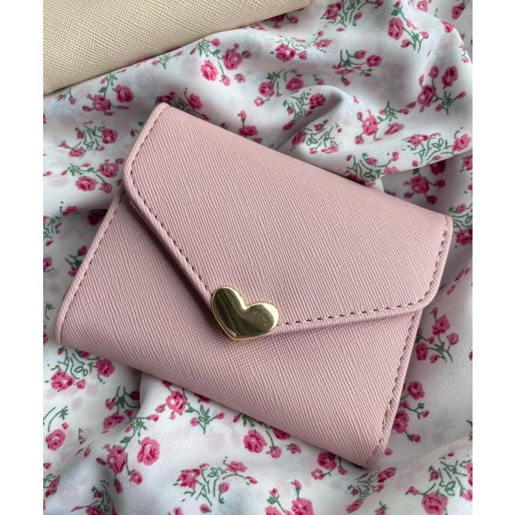 ライトピンク | ハートレターミニウォレット | WEGO【WOMEN】