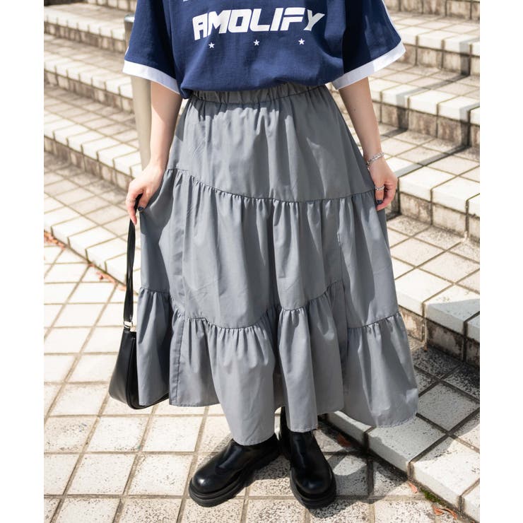 ランダムフリルロングスカート[品番：WG010091013]｜WEGO【WOMEN