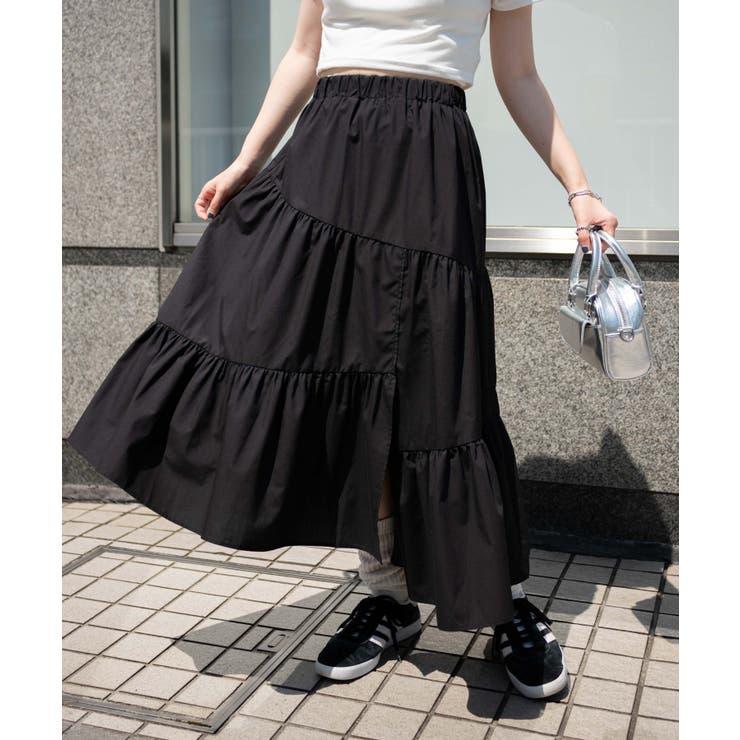 ランダムフリルロングスカート[品番：WG010091013]｜WEGO【WOMEN
