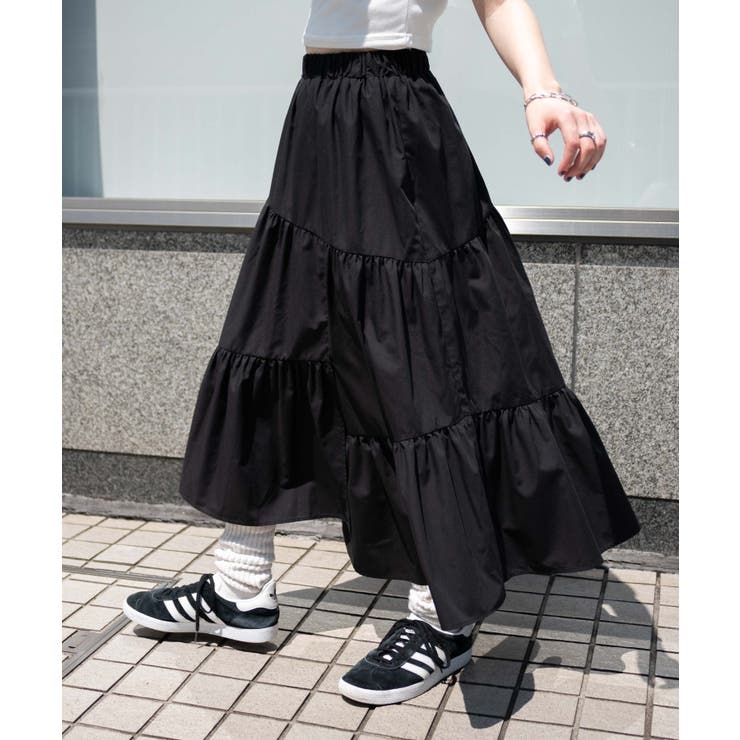 ランダムフリルロングスカート[品番：WG010091013]｜WEGO【WOMEN