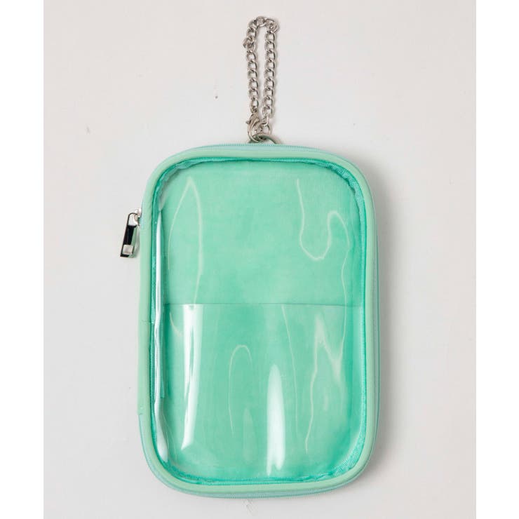 グリーンその他 | ソフトタッチアクリルスタンドポーチ | WEGO【WOMEN】