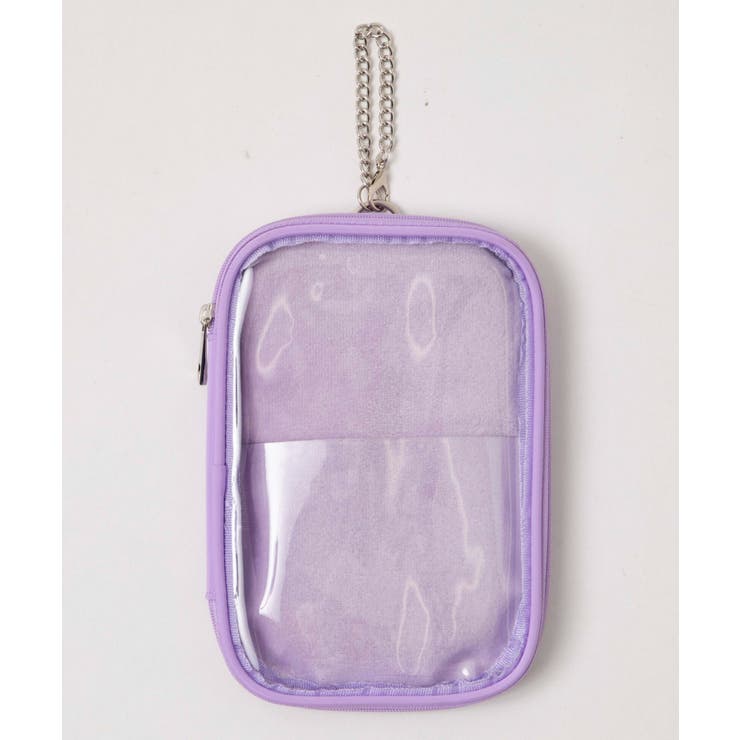 ライトパープル | ソフトタッチアクリルスタンドポーチ | WEGO【WOMEN】