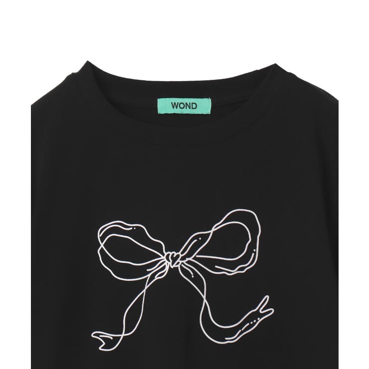 リボンモチーフTシャツ | WEGO【WOMEN】 | 詳細画像15 