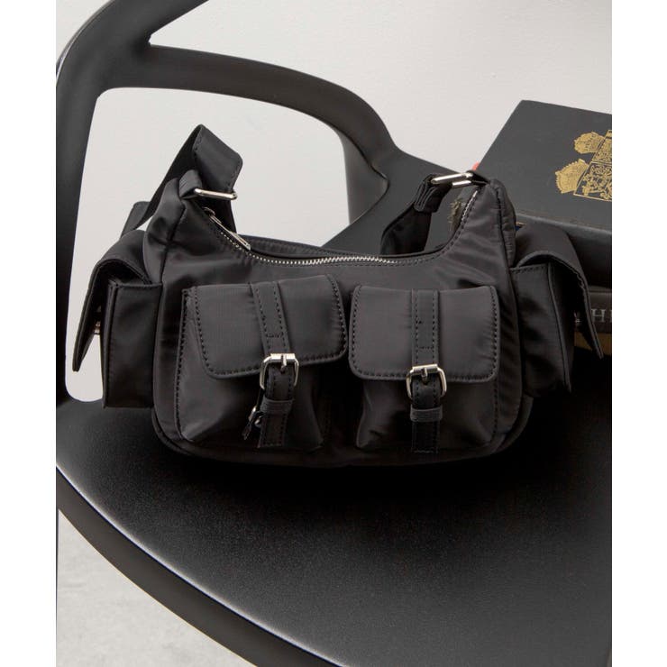 金具デザインポケットショルダー[品番：WG010091055]｜WEGO