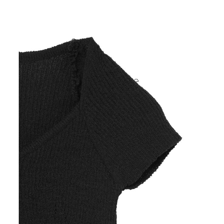 フレンチスリーブネックリブニット | WEGO【WOMEN】 | 詳細画像11 