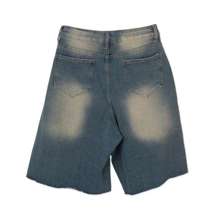 ウオッシュドデニムハーフパンツ [品番：WG010091097]｜WEGO【WOMEN】（ウィゴー）のレディースファッション通販｜SHOPLIST（ショップリスト）