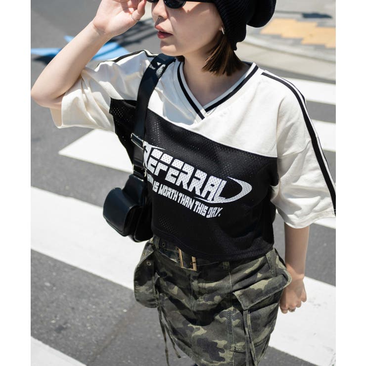 2ライン切り替えメッシュショートT[品番：WG010091107]｜WEGO