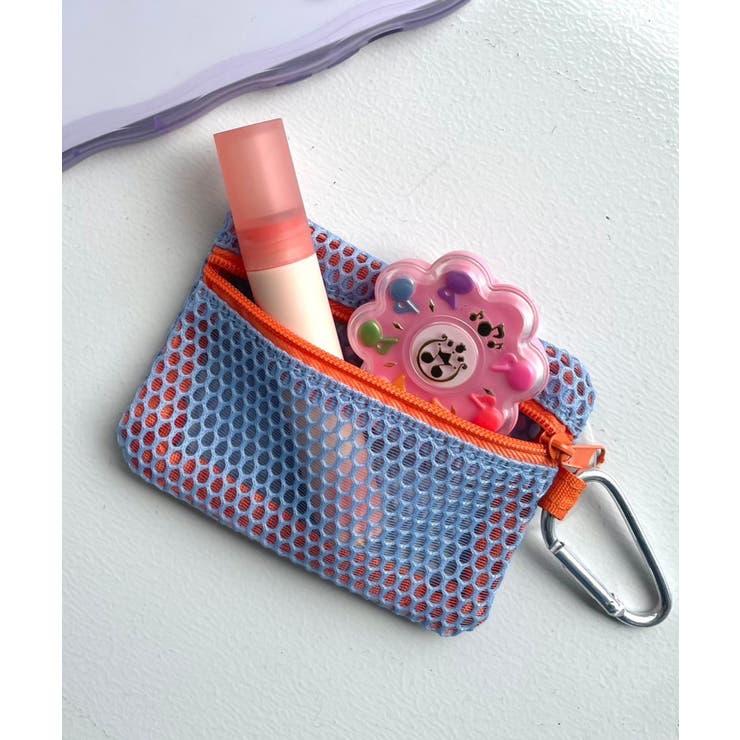 メッシュ配色ポーチ[品番：WG010091110]｜WEGO【WOMEN】（ウィゴー）の