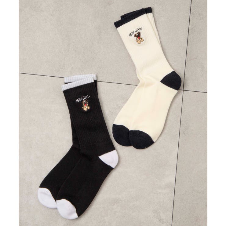 別注NEWJACK刺繍ソックス[品番：WG010091123]｜WEGO【MEN