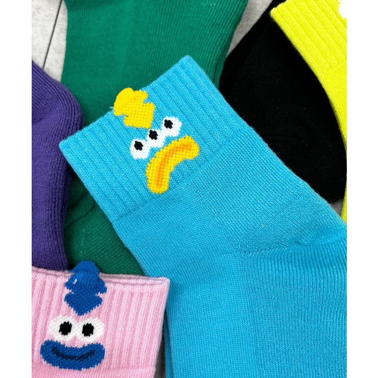 サックス | モンスターアンクルソックス | WEGO【WOMEN】