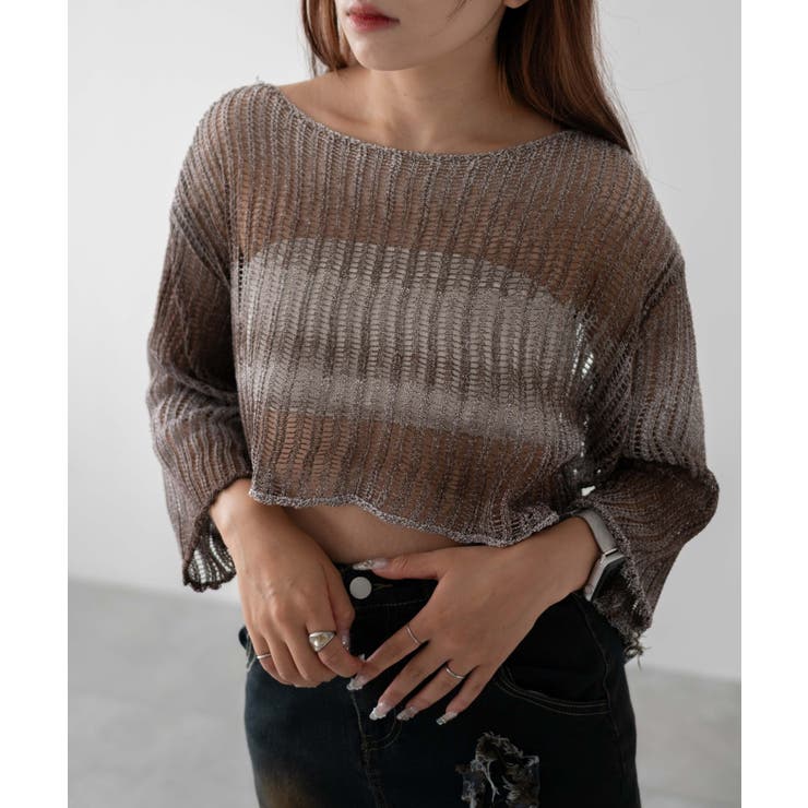 グラデーションニットプルオーバー | WEGO【WOMEN】 | 詳細画像4 