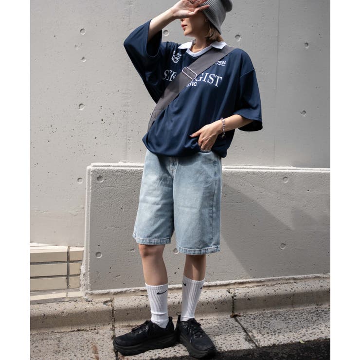 【海外限定】ヴィンテージ感が映えるウォッシュド ハーフパンツ trim_ofcrs_item7f57ba74757511e