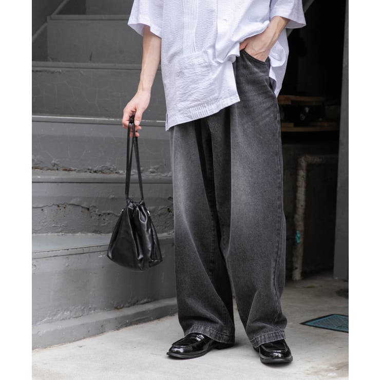 デニムルーズテーパードパンツ[品番：WG010091141]｜WEGO【MEN