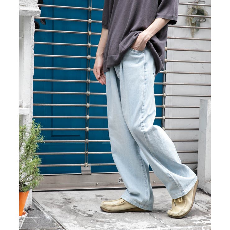 デニムルーズテーパードパンツ | WEGO【MEN】 | 詳細画像10 
