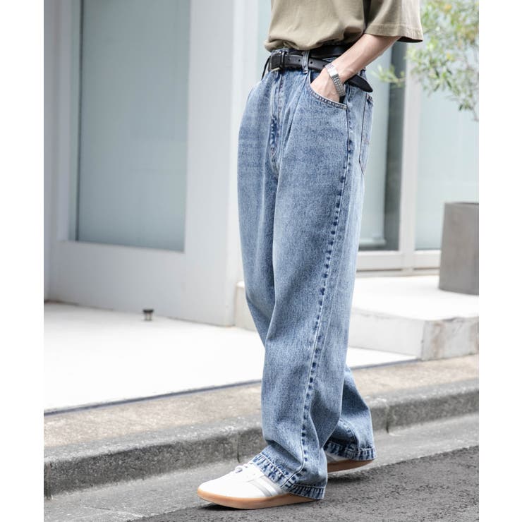 デニムルーズテーパードパンツ | WEGO【MEN】 | 詳細画像12 