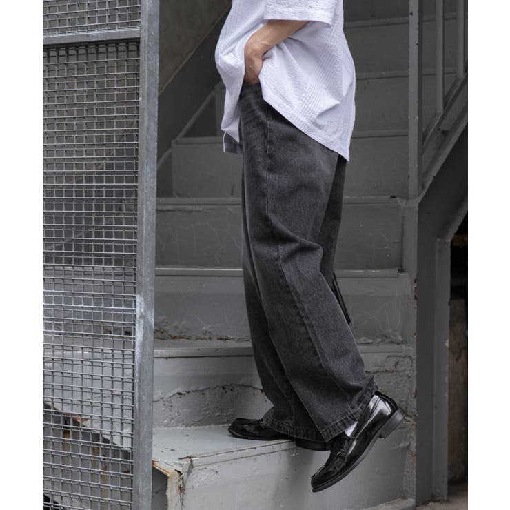 デニムルーズテーパードパンツ | WEGO【MEN】 | 詳細画像26 