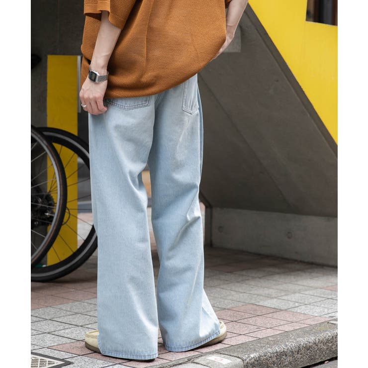 デニムルーズフレアパンツ | WEGO【MEN】 | 詳細画像7 