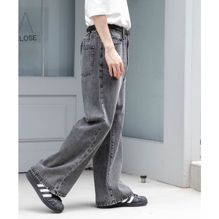 デニムルーズフレアパンツ[品番：WG010091142]｜WEGO【MEN