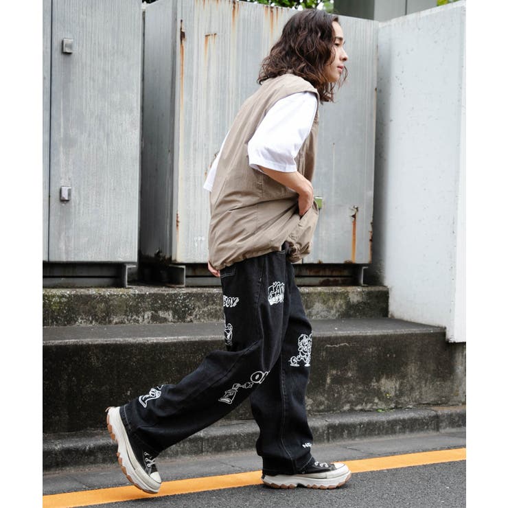 別注NEW JACKワイドデニムパンツ[品番：WG010091152]｜WEGO【MEN