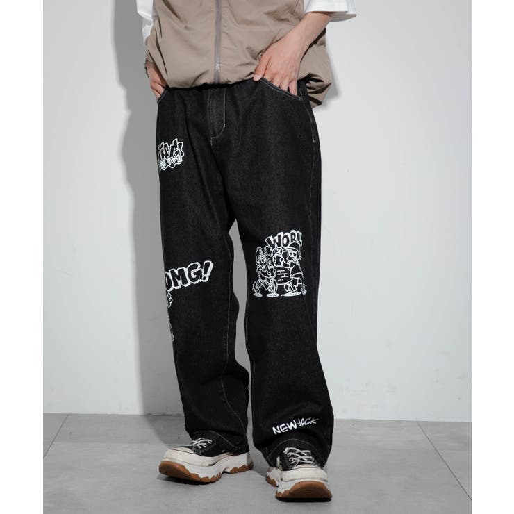 別注NEW JACKワイドデニムパンツ[品番：WG010091152]｜WEGO【MEN