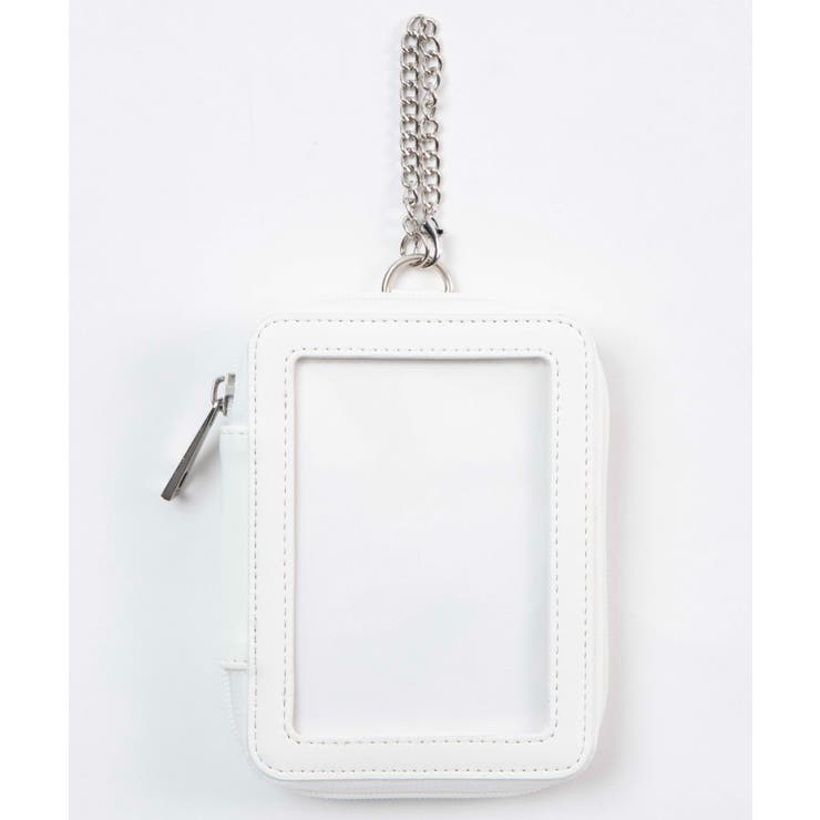 ホワイト | カラフルパスケースポーチM | WEGO【WOMEN】